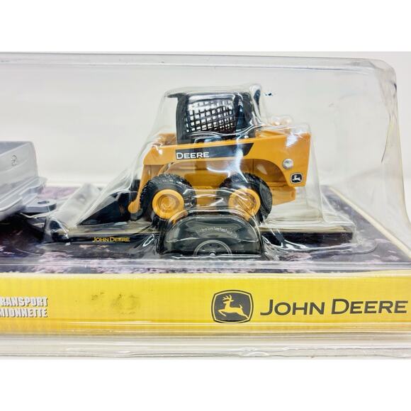 Ertl John Deere Pickup Hauling Set 1:32 Diecast Grey w/ Skid Steer 37510 Sealed - Picture 3 of 10